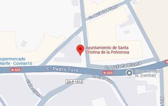 situación registro civil juzgado de paz santa cristina polvorosa